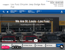 Tablet Screenshot of loufuszchryslerjeepdodge.net